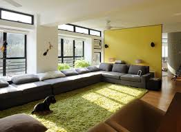 Inject joy into your living room with the refreshing color combination of light green and pink. Green Area Rugs In Modern Minimalist Living Room My Decorative