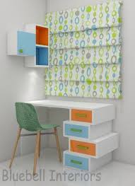 Schooloutfitters.com has been visited by 10k+ users in the past month Kids Bedroom Interior Study Table With Overhead Zig Zag Drawers Orange Blue Decor Study Table Study Table Designs Kids Bedroom