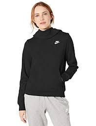 Nike Women S Nsw Fleece Hoodie Varsity Black Black White Https Www Amazon Com Dp B07kd8vfp7 Ref Cm Sw R Pi Dp Nike Women Outfits Nike Women Fleece Hoodie