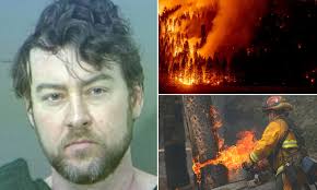 University professor is charged with starting four California wildfires as  deadly Dixie blaze raged
