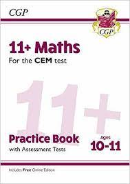 11 CEM Maths Practice Book Assessment Tests - Ages 10-11 with Online  Edition 9781789081473 | eBay