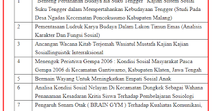 Dalam contoh tersebut, peneliti memperoleh data menggunakan teknik pengumpulan data perkembangan sosiologi dipengaruhi oleh beberapa faktor, salah satunya adalah revolusi industri di. 17 Contoh Judul Skripsi Sosiologi Terbaru Dan Terlengkap Seputarpembahasan Com