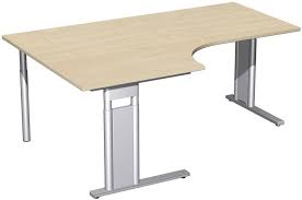 Links schreibtisch vergleich die qualitativsten links schreibtische im vergleich. Pc Schreibtisch Links Hohenverstellbar C Fuss Blende Optional 1800x1200x680 820 Ahorn Silber Schreibtische Hohenverstellbar Ihr Erfahrener Spezialist