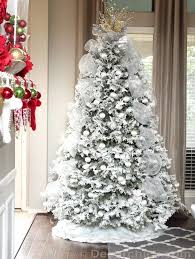 Our White Christmas Tree White Flocked Christmas Tree Flocked Christmas Trees Beautiful Christmas