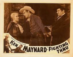 Fighting Thru 1930 Western Movies Fight Lobby Cards