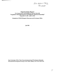 Final Activities Report - (PDF, 101 mb) - USAID