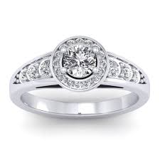 1 37 Carat Platinum Azzario Engagement Ring