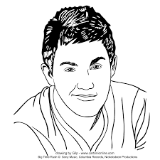 Click on the coloring page to open in a new window and print. Ausmalbilder Carlos Garcia Von Big Time Rush