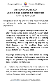 Usually, the renewal is cleared unless the person is blacklisted by the immigration department. Online Appointment Sa Philippine Embassy In Malaysia Facebook