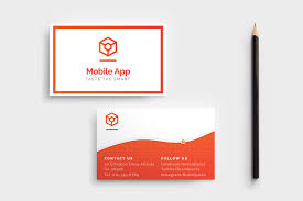 Brandcrowd's business card maker is easy to use and allows you full customization to get the design you want! Mobile App Business Card Template V2 Brandpacks
