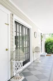 If the paint job on your concrete porch screams ugly, you can hide it, or you can remove it. Before And After Painted Concrete Porch Thistlewood Farm
