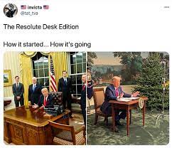 21 Funny Tweets About Trump S Tiny Desk Let S Eat Cake