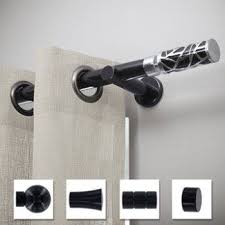 Tringle A Rideau City Noir Brillant 300 Cm Inspire Leroy Merlin Tringle Rideau Support Tringle Rideaux