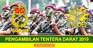 Pengambilan perajurit muda tentera darat diraja malaysia. Pengambilan Tentera Darat 2019