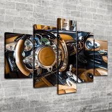 Cuadros tripticos modernos 110x55 arbol de la vida. Cuadro Poliptico Interior Pagani