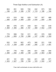 The Adding And Subtracting Three Digit Numbers A Mixed Operations Worksheet 2nd Grade Math Worksheets Subtraction Worksheets Addition And Subtraction