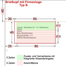 Anschriftfeld Im Geschaftsbrief Nach Din 5008