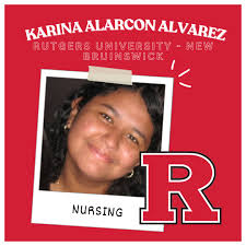 Karina is off to Rutgers University and will be majoring in nursing! GO  SCARLET KNIGHTS🩺🎉🙌