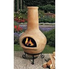 Amazon Com Mexican Chiminea Clay Fire Pit Chiminea Dream Patio