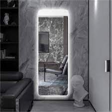 Modern and stylish mirror ideas with style and design in mind. Buy Infinite Reflections Full Length Saint Gobain Glass Backlit Dressing Mirror With Led 18 X 48 Inches Cool White Online At Low Prices In India Amazon In