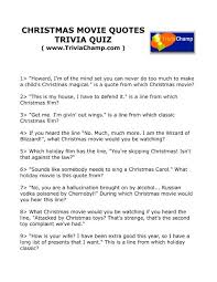 Russia trivia questions and answers q1. Christmas Movie Quotes Trivia Quiz Trivia Champ