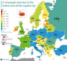 Percentage Of People Who Live In The Metropolitan Area Of The Capital City Mapporn The pyramids are made of stone and bricks and stand near cairo which is the capital of egypt. percentage of people who live in the