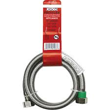 Reliabilt 3/8-In Compression X 3/8-In Fip X 16-In Braided Stainless Steel  Flexible Faucet Supply Line In The Toilet & Faucet Supply Lines Department  At Lowes.Com