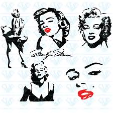 The official facebook page of marilyn monroe. Clip Art Marilyn Monroe Bundle Pack Cut Files For Cricut Silhouette Art Collectibles