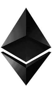 Ethereum symbol and connection lines. Moonbeam Polkadot Smart Contract Platform