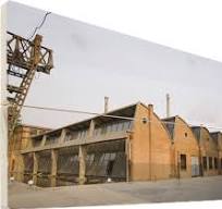 Wanddecoratie hout - Fabriek gebouwen in de Aziatische ...
