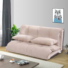 Mainstays memory foam futon, multiple finishes image 7 of 8. Adjustable Floor Sofa Bed Folding Floor Couch Bed Sofa Fabric Foldable Futon Sofa Bed Lounge Foldable Sofa Bed Chair Floor Couch And Sofa With 2 Pillows For Reading Gaming Sleeper Beige R1046