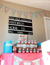 Revisit the classic hawaiian look with our vintage luau theme, catch a wave with our surf shack theme, or go tropical with our tiki island theme. Diy Baseball Themed Birthday Party Love Of Family Home Gender Reveal Party Decorations Baseball Birthday Party Baseball Theme Birthday Party