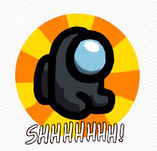 Hd Black Among Us Mini Crewmate Shhh Png Png Mini Graphic