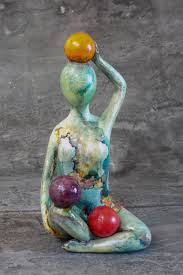 Kartun romantis couple kebaya lurik bersepeda : Baju Seeing Peace Desain Baju Baru