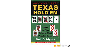 Let's take a look at how to play poker in 10 easy steps. Quick And Easy Texas Hold Em Includes Instructional Dvd Myers Neil 9780818406539 Amazon Com Books