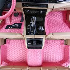 Looped pile and waterproof construction offer easy cleaning. 2021 Custom Fit Car Floor Mats Specific Waterproof Pu Leather Eco Friendly Material For Vast Of Car Model And Make Full Set Mats Pink From Autocovers 56 29 Dhgate Com