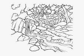 Watch coloring pages are a fun way for kids of all ages to develop creativity, focus, motor skills and color recognition. Stream Drawing Coloring Page River Landscape Coloring Pages Png Image Transparent Png Free Download On Seekpng