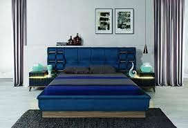 Davenza Home Furniture Style Blue Bedroom Furniture Bedroom Furniture Furniture Style