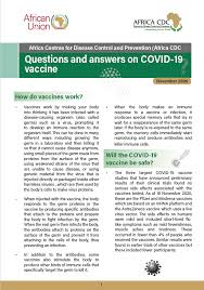 Nhs information about coronavirus vaccines, including vaccine safety and who can get the vaccine. Questions And Answers On Covid 19 Vaccine Africa Cdc