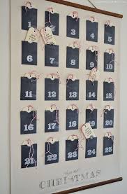 Christmas Advent Calendar Wall Chart Diy Full Tutorial