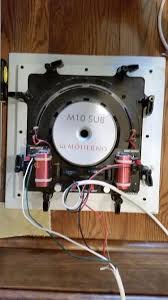 Subwoofers have different impedances (dual 4 ohm, single 2 ohm, etc) that change your wiring options when you add or subtract woofers. Wiring Of In Wall Subwoofer Moderno M10 Home Theater Forum