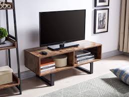 Farmhouse coffee, console, sofa & end tables : Amazon Com Amoak Industrial Tv Stand With Storage Shelf For Living Room Tv Console Storage Cabinet Retro Coffee Table Easy Assembly Retro Brown Kitchen Dining