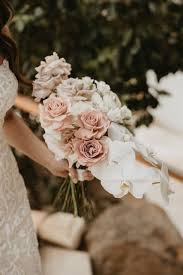 Real Wedding Isabella Brendon Kingscliff Nsw Modern Wedding Bouquets White Orchid Bouquet Wedding Flowers Bridal Bouquets