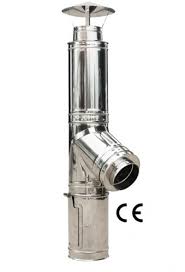 Cos De Fum Izolat Din Inox Inox D 160mm H 6m