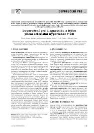 Plicní hypertenze znamená zvýšený krevní tlak (hypertenzi) v plicnici. Https Www Kardiochirurgie Cz Dokumenty Cks3 Pdf