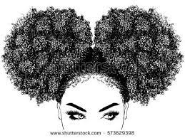 Black Woman With Curly Hair Buy This Vector On Shutterstock Find Other Images Afro Hair Drawing Curly Hair Drawing Black Girl Drawings