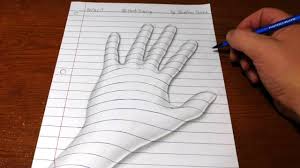 How To Draw A 3d Hand Trick Art Optical Illusion Optical Illusion Drawing Illusion Drawings 3d Hand Drawings