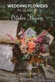 These bold purples, vibrant yellows, and soft pinks are perfect for a fall wedding. October Wedding Flowers Wedding Flowers In Season Chwv