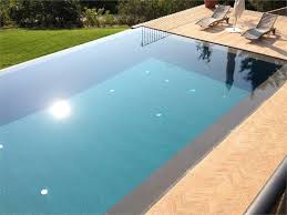 Infinity Swimming Pool With Waterfall By Indalo Piscine Infinity Pool Backyard Pool Designs Swimming Pools Backyard