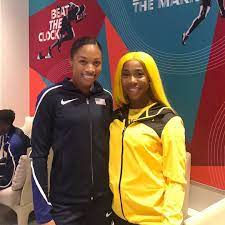 Allyson felix shelly ann fraser pryce cruise into 200 semifinals sports illustrated from www.si.com allyson felix headed to tokyo. Pascal Giberne On Twitter Queens Allyson Felix Shelly Ann Fraser Pryce Badass Moms Sprinters With Over A Decade In Athletics And Many Medals Between Us Our Journey To Motherhood And Back Is Another